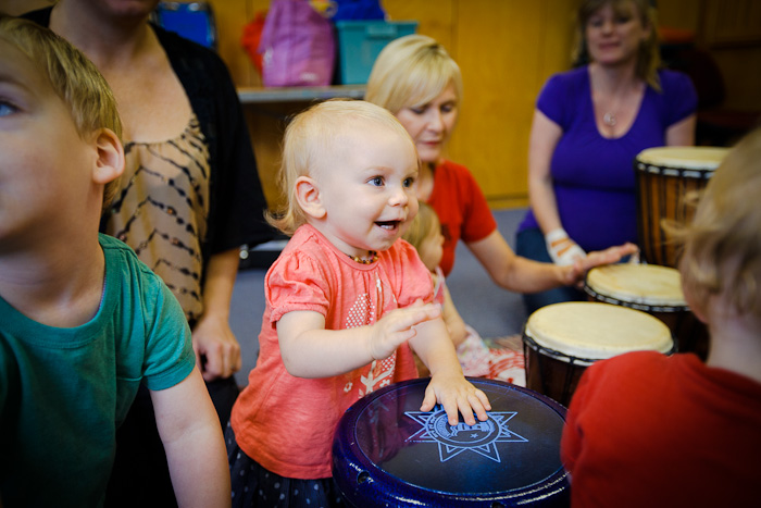 Kids at an Einsteinz Music birthday party
